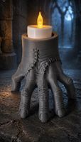 chattenhand – 3D-gedruckter Teelichthalter Der Schattenhand