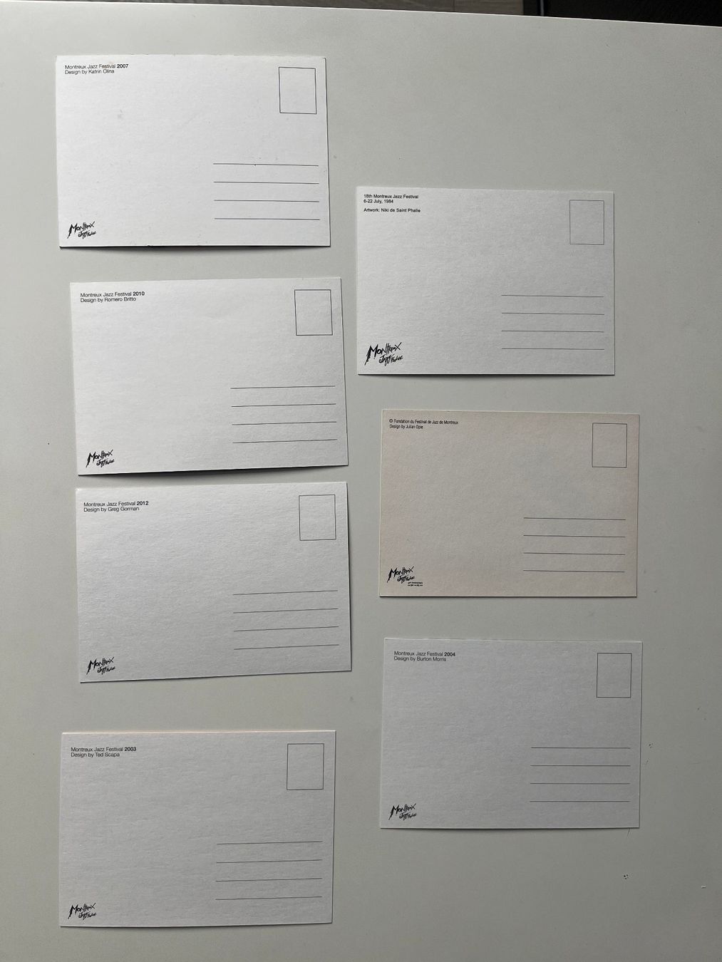 Cartoline postali: Postkarten Ansichtskarten Jazz Montreux – Usato da Unterkulm venduto da esco 3