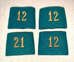 Schweizer Armee 4 Achselschlaufen / Achselpatten höherer Uof