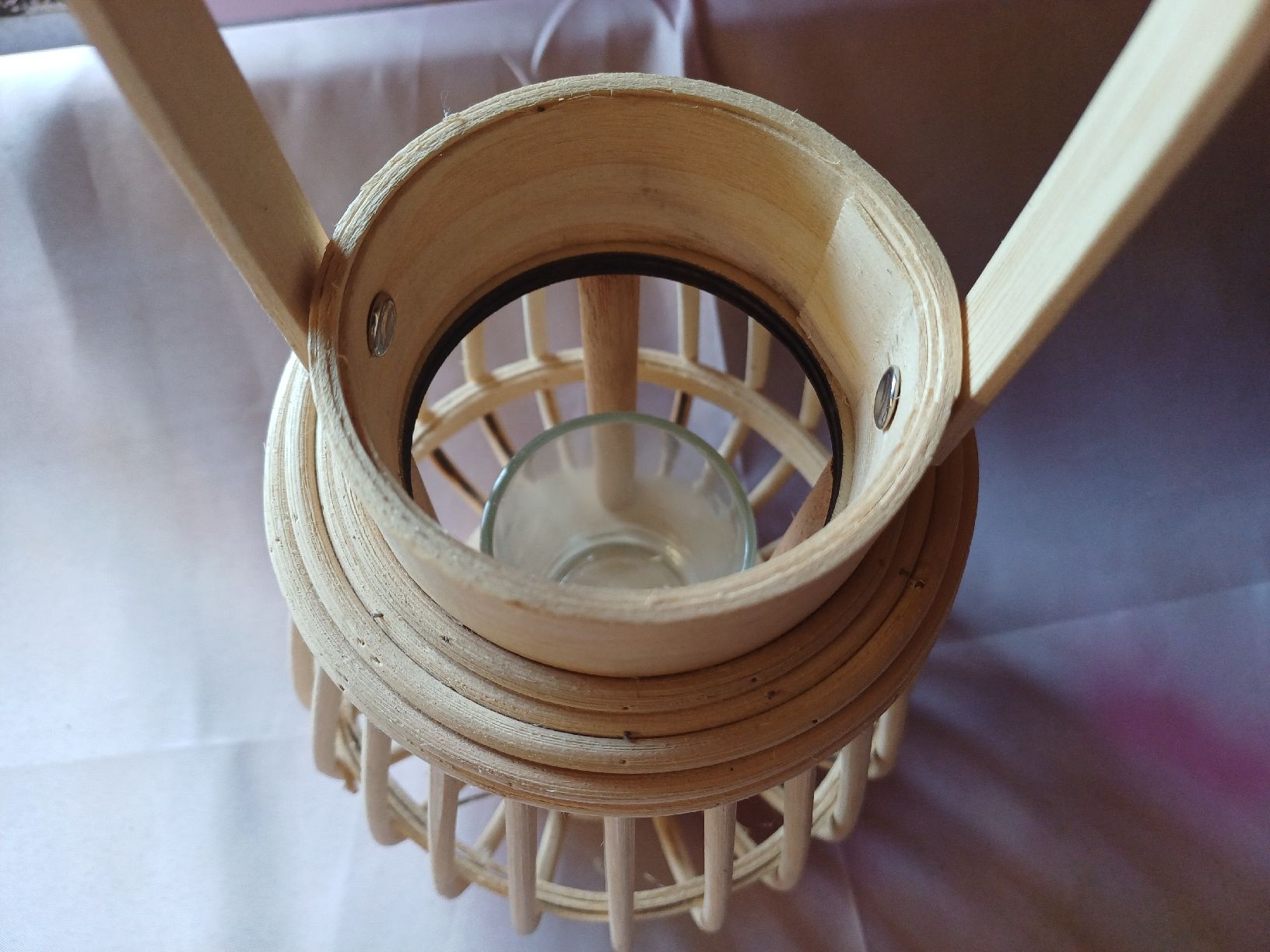 Lanterne: neu: Kerzenlaterne Holz mit Glas Einsatz, Deko – Nuovo (secondo la descrizione) da Nassen venduto da verrueckt 2