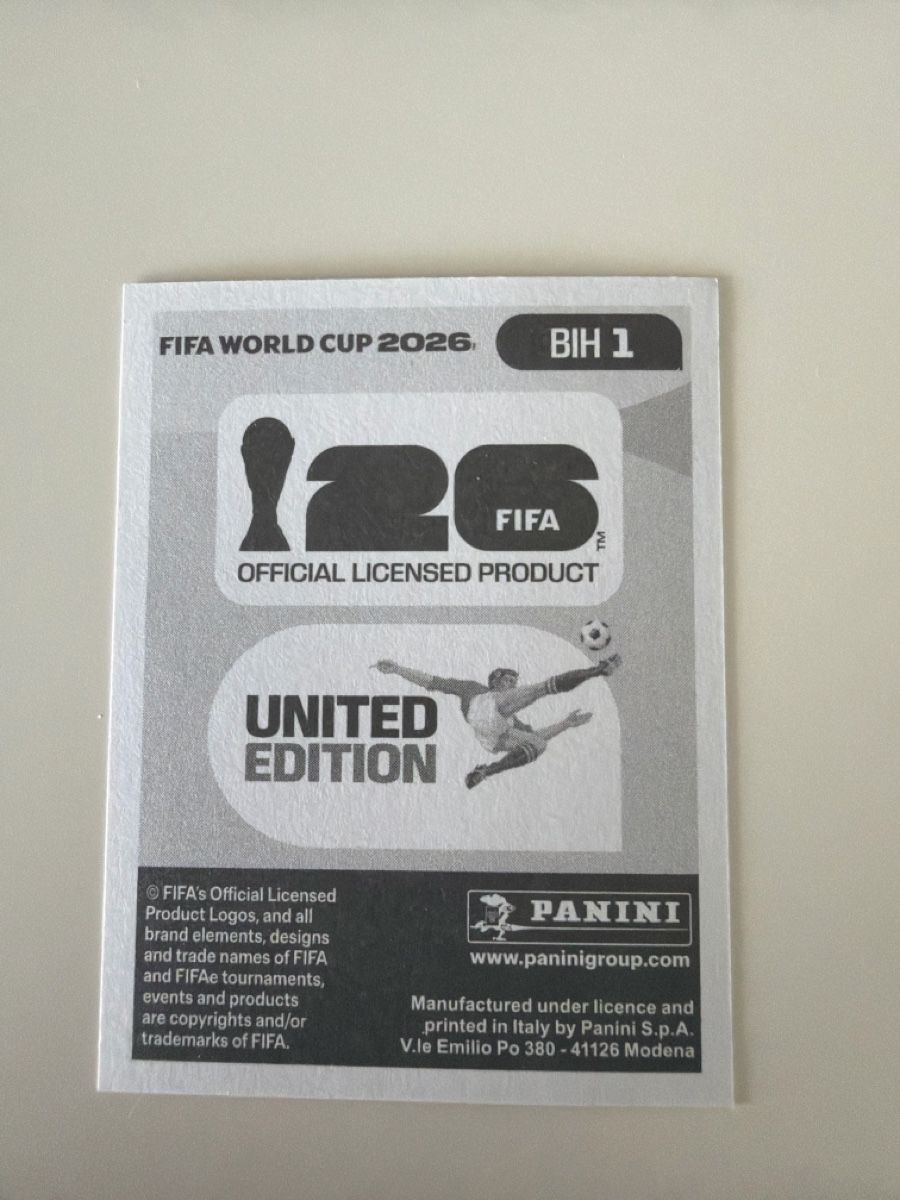 Panini Sammelbilder & Trading cards: Panini FIFA 2026 - BIH 1 – Neu (gemäss Beschreibung) aus Nyon von Alex017 1