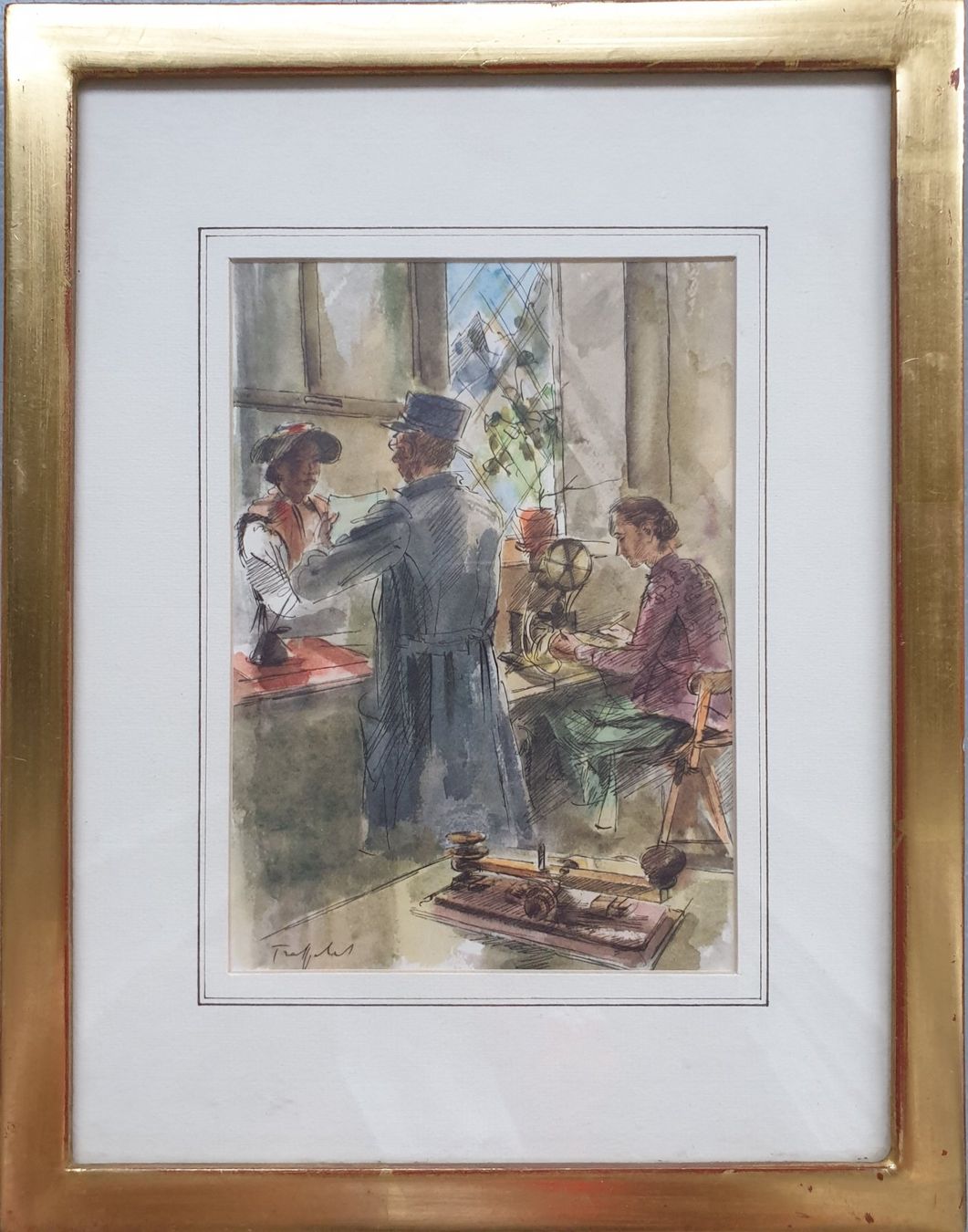 Gemälde: Aquarell / Friedrich Traffelet – Gebraucht aus Zürich von B-Rock