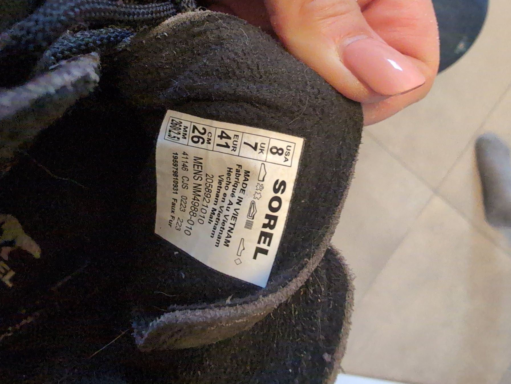 Sorel Chaussures hommes: Bottes Sorel grises taille 41 – D'occasion à Echallens par ACdP 4
