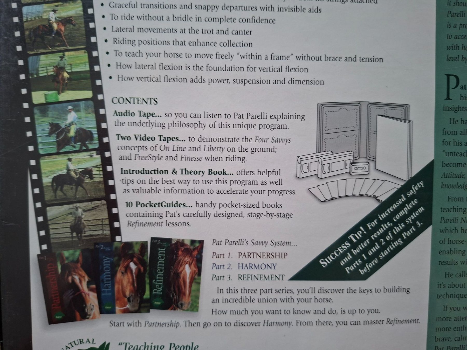 Livres: Parelli Natural Horsemanship; Level 3 Refinement / BoxSet EN – D'occasion à Boniswil par Totomat-Lady2 2