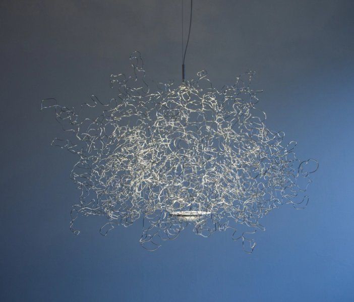 Lampen: Design Highlight, Pendelleuchte Sir Simon LED, versilbert – Neu (gemäss Beschreibung) aus Binningen von Masc61 1