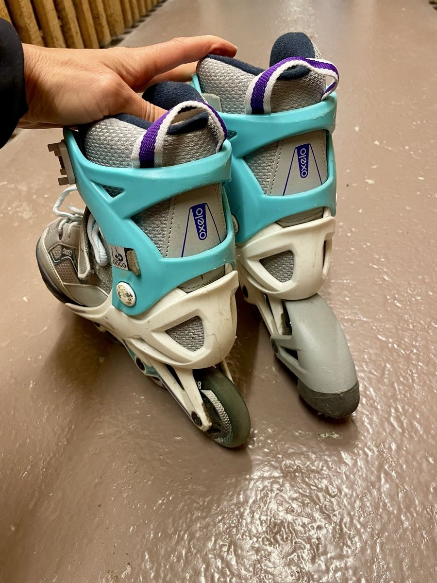 Pattini in linea & Pattini a rotelle: Inline Skates Oxelo Adjustable sizes 32-35 – Usato da Zürich venduto da cel_8yfx 4