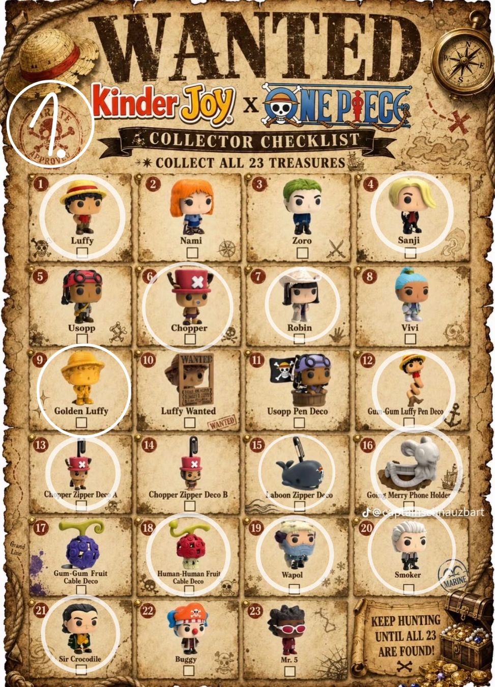 Funko Statuette: One Piece Kinder Joy Funko pop – Nuovo e nell'imballaggio originale da Zürich venduto da Emi.18 2
