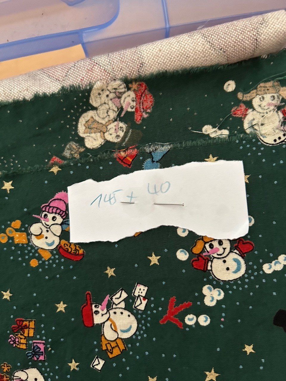 Tessuti: Weihnachtsstoff zum Basteln – Nuovo (secondo la descrizione) da Au SG venduto da Nadel04 1