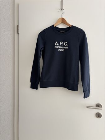 Sweatshirt A.P.C. Rue Madame Paris 🫐🥿💙neu! 