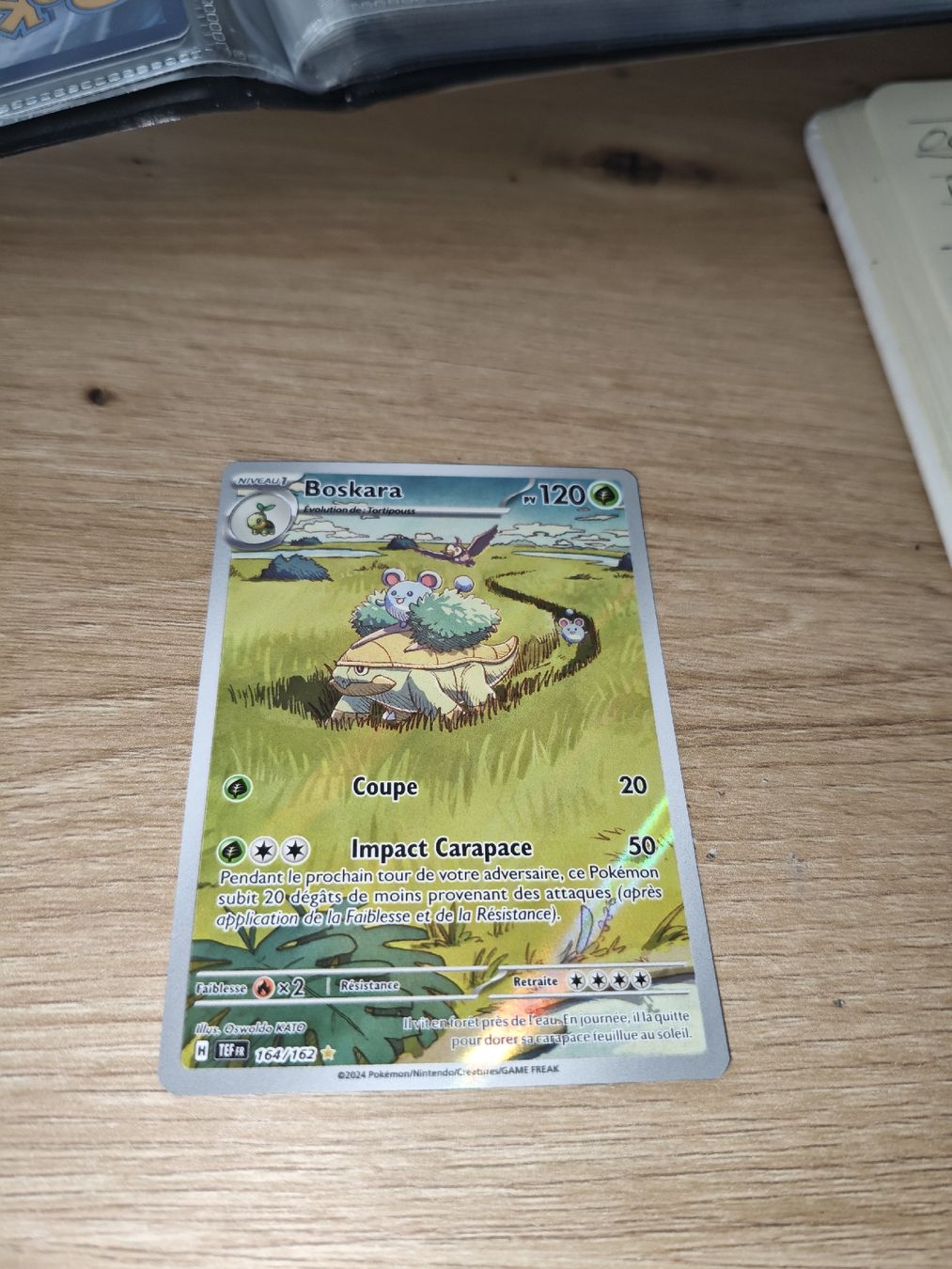 Pokémon Carte collezionabili: Boskara 164/162 FR Forces Temporelles – Nuovo e nell'imballaggio originale da Develier venduto da Ant_ckl5