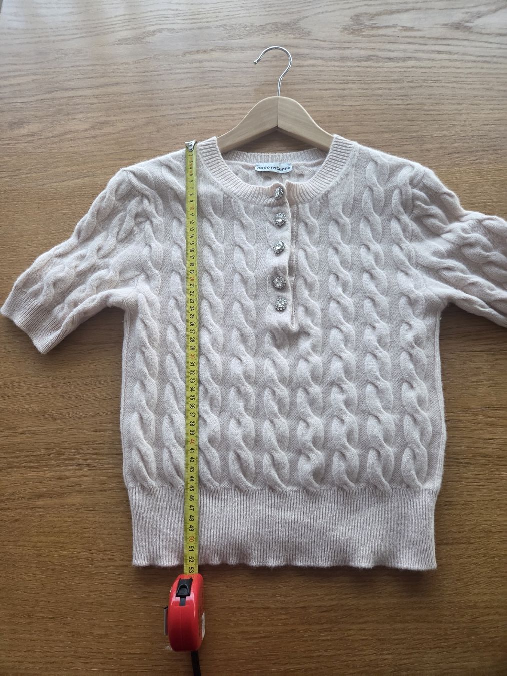 Pullover & Sweatshirts: Wunderschöner Paco Rabanne Pullover / Kurzarm-Cardigan – Neu (gemäss Beschreibung) aus Scherzingen von tan_l9n2 6