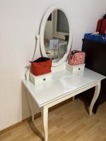 Schminktisch weiss mit Spiegel und Schubladen gebraucht