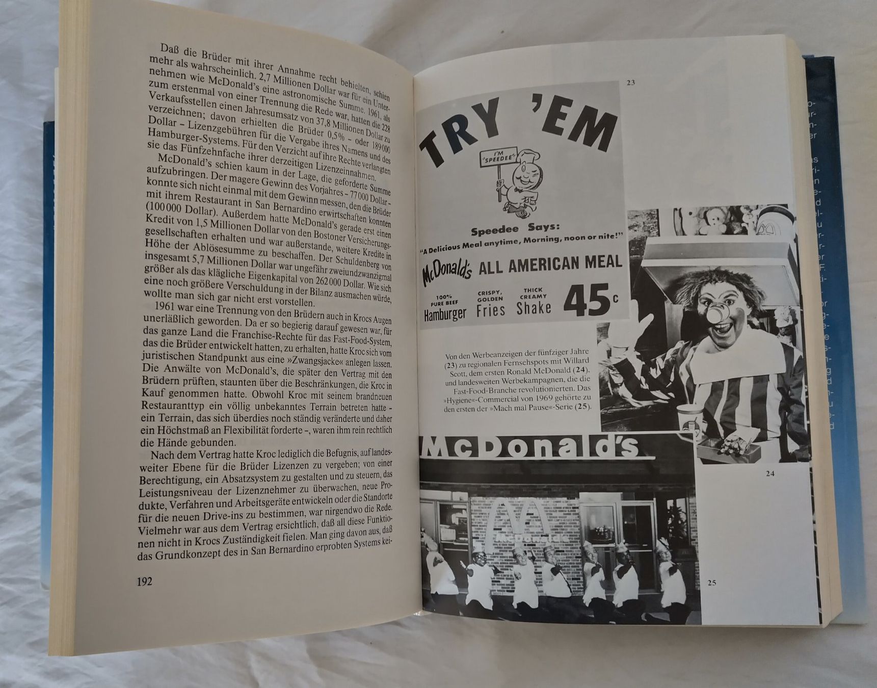 Libri: McDonald's - Anatomie eines Welterfolges  Buch 1987 McDonald – Usato da Bellach venduto da JingleJerry 6