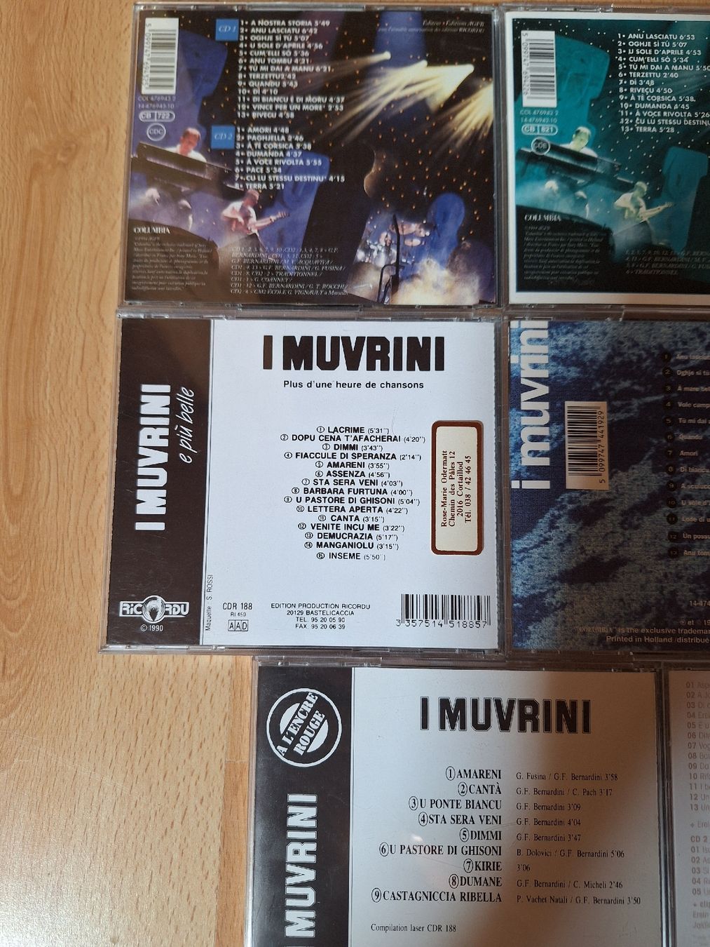 CD: I Muvrini 8 CD Sammlung – Usato da Genolier venduto da Antoine30 2
