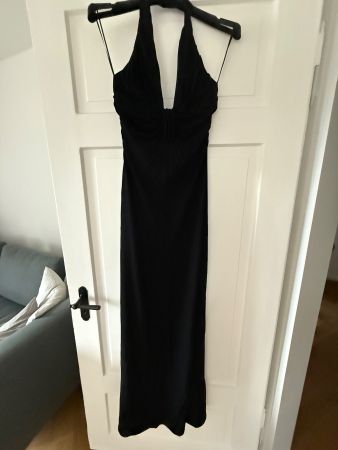 Abendkleid von Max Mara in Schwarz, Neckholder, Elegant