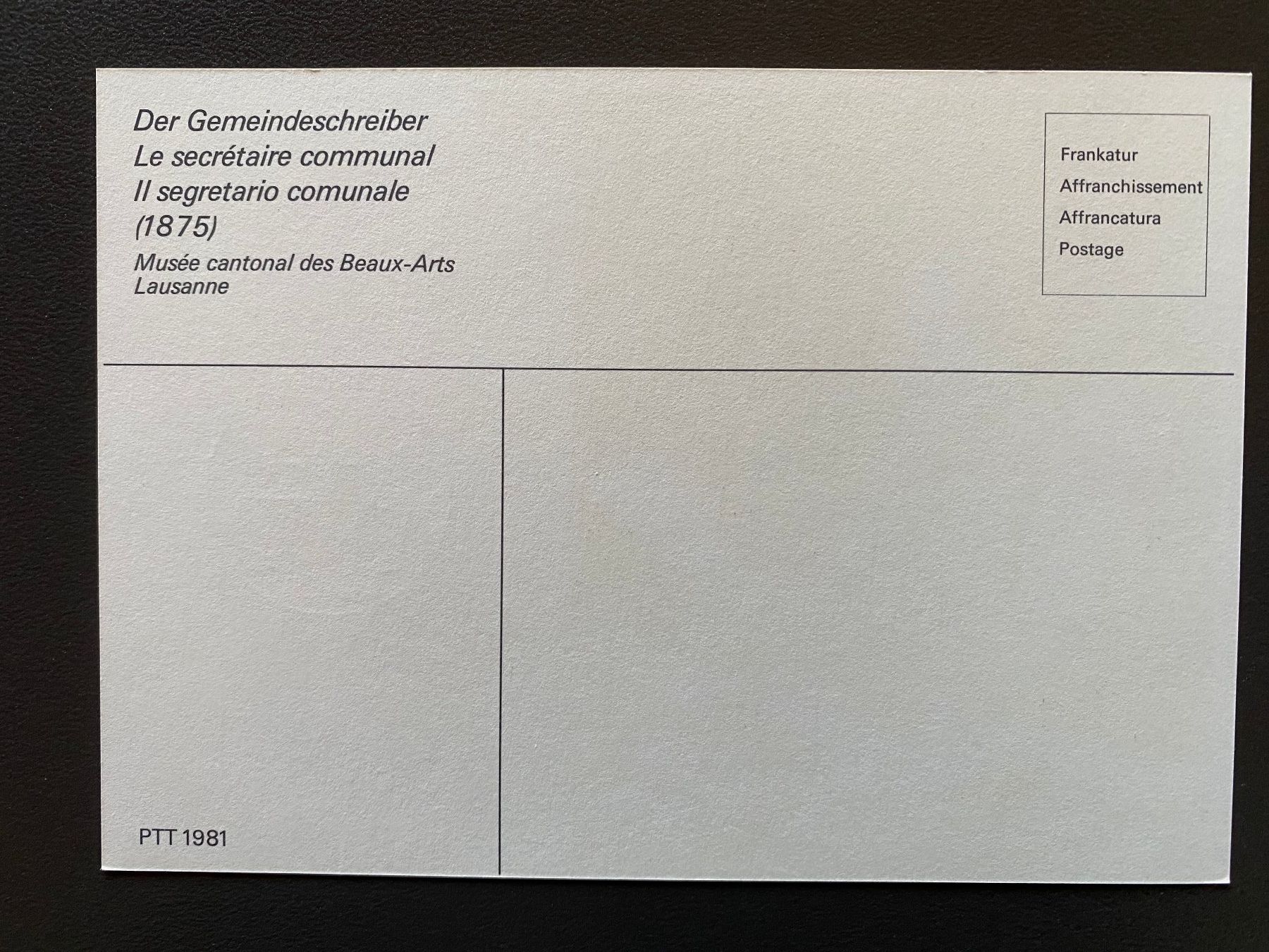 Tutti i francobolli: Postkarte Albert Anker (1981) – Usato da deitingen venduto da popcorn02 1