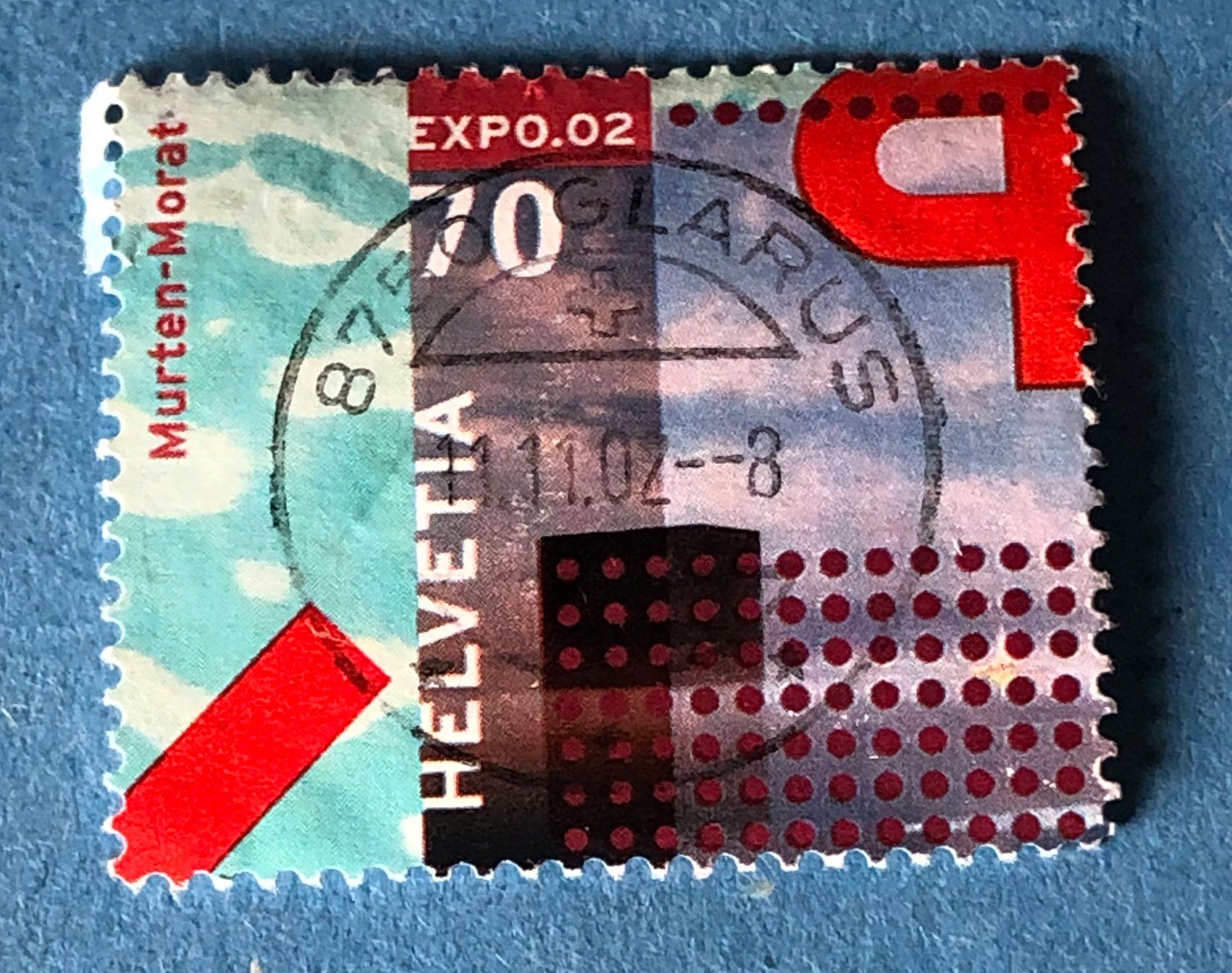 Tutti i francobolli: Nr.1042 GESTEMPELT Arteplage Murten 2002   – Usato da Aarau venduto da Billa007