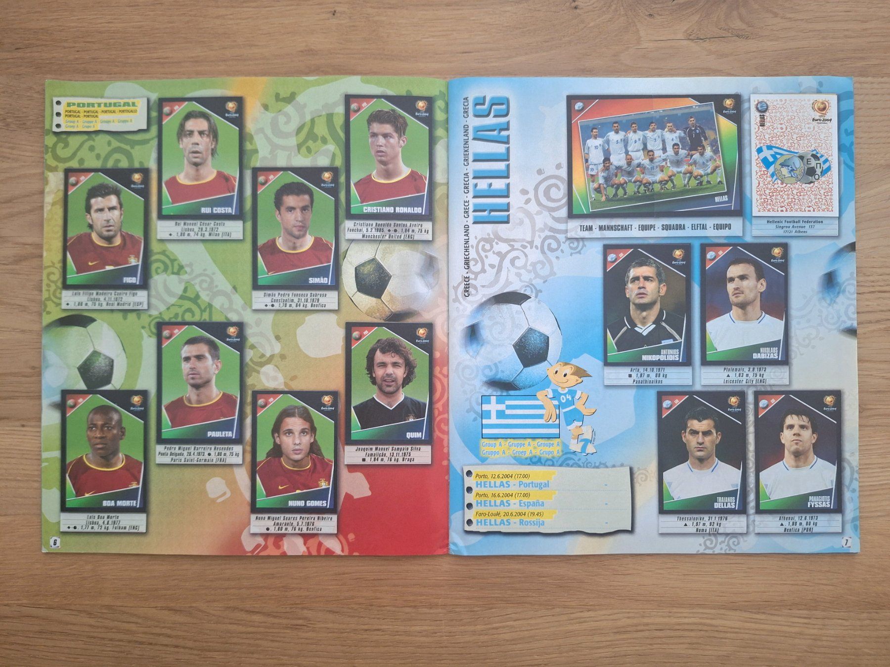 Panini Albums: PANINI EURO 2004 – D'occasion à St. Gallen par Matrix023 1