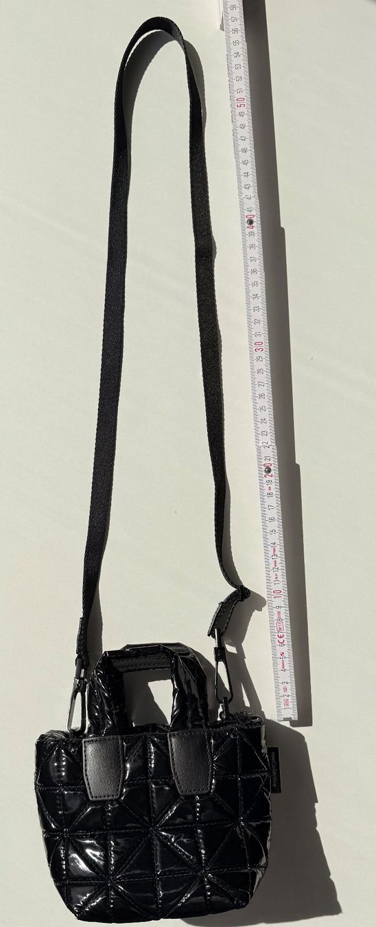Borse: vee-collective - Tote Micro Black Vinyl – Usato da Aarau venduto da teodenis 1