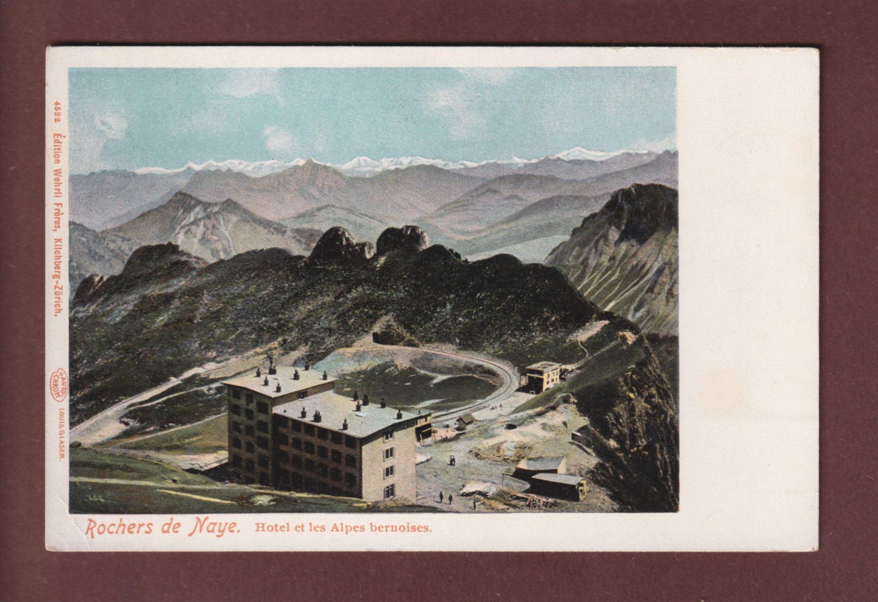 Ansichtskarten: ROCHERS DE NAYE - Hôtel – Gebraucht aus Pully von nicecards