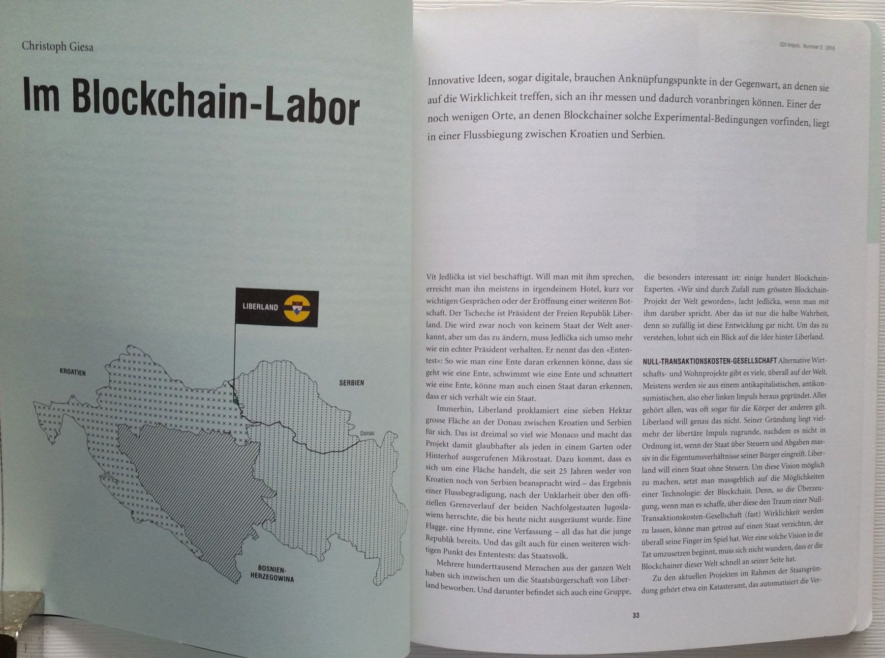 Libri: Das Blockchain-Manifest - GDI IMPULS Nr. 2 / 2016 – Usato da Oberriet SG venduto da ganesh435 8