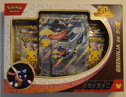 Pokémon 30th Celebration Greninja ex Box Anniversary EN OVP