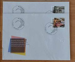 Fp2020  - 2 FDC Pro Patria 2020 timbres isolés