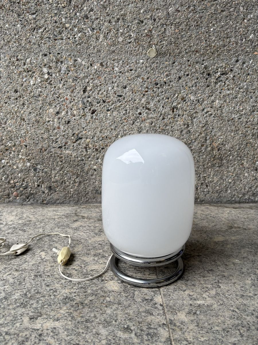 Murano Lampes: Murano Glaslampe 70er Chrom Space Age Design – D'occasion à Lugano par rrkivio