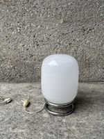 Murano Glaslampe 70er Chrom Space Age Design