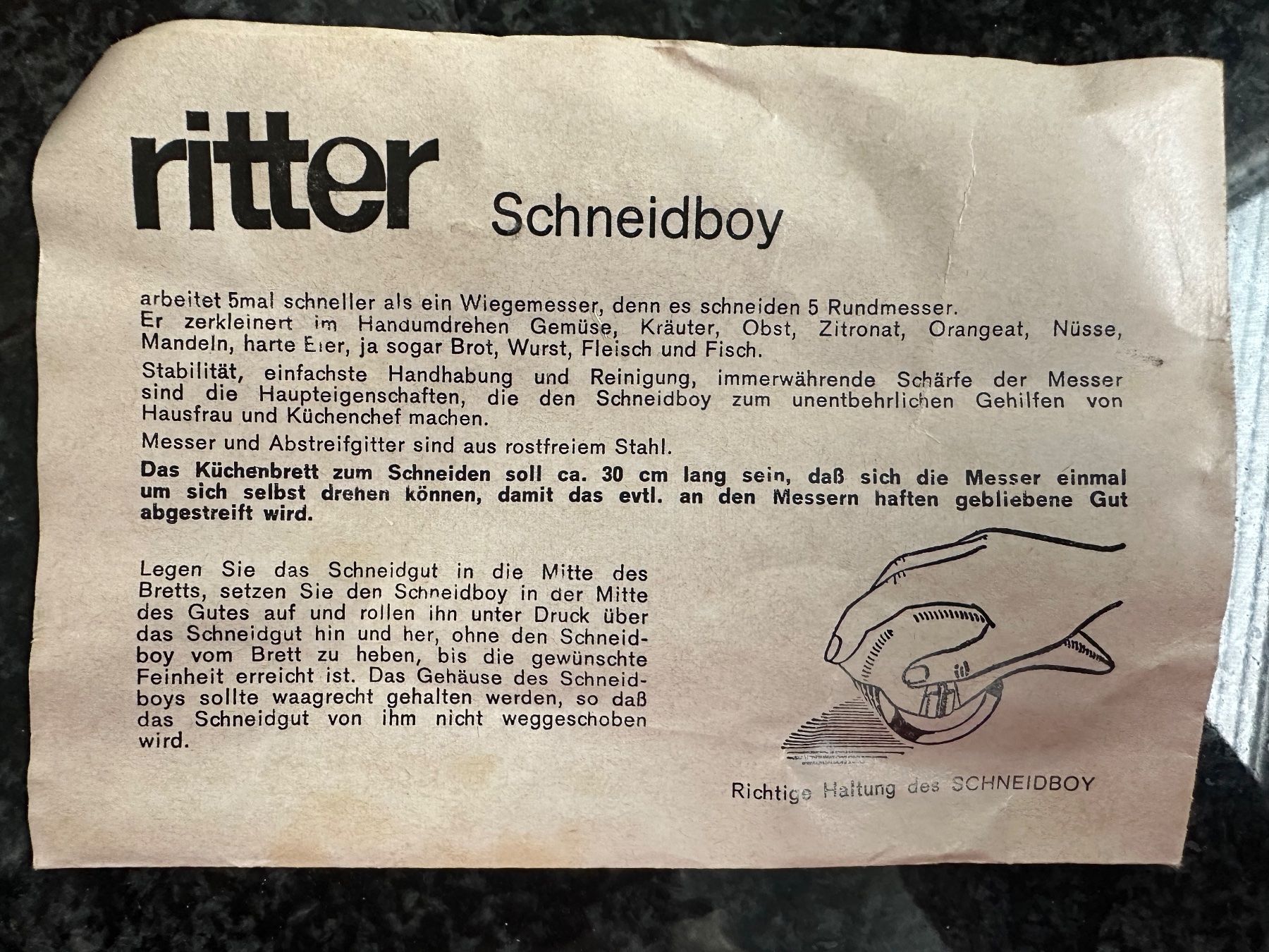 Elettrodomestici da cucina: Vintage Fleischboy von Ritter – Usato da Wettswil venduto da haddy91 2