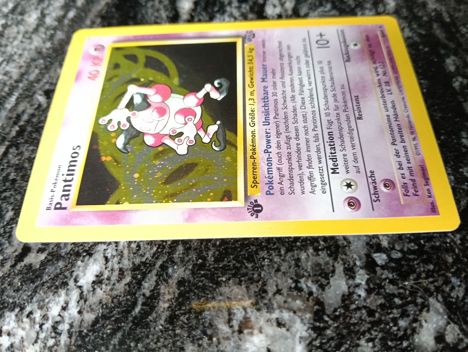Pokémon Sammelbilder & Trading cards: Pokemon 1 Edition Holo Pantimos  – Gebraucht aus LEUZIGEN von mic_sdh5 2