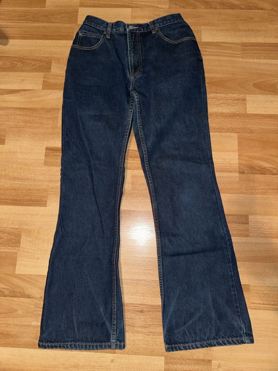 Jeans: Teddy's Jeans Gr. 42, Bootcut, Dunkelblau – Gebraucht aus Heiden von fam_797q
