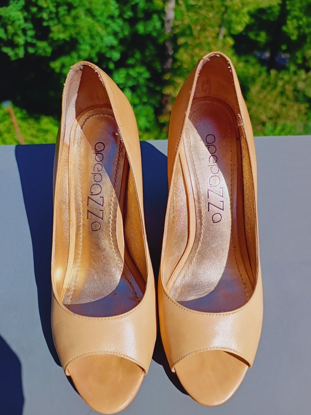 Damenschuhe: Chaussures talons compensés Appepazza beige T38 – Neu (gemäss Beschreibung) aus Genève von Brachiopode 1