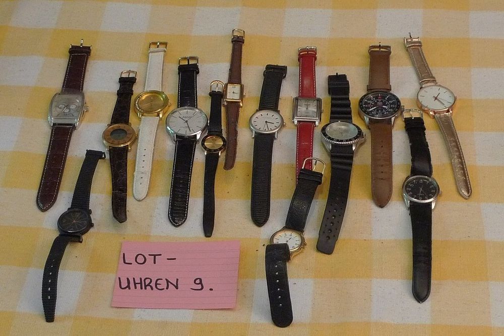 Orologi: LOT-UHREN 9. – Difettoso da Bern venduto da bn1640