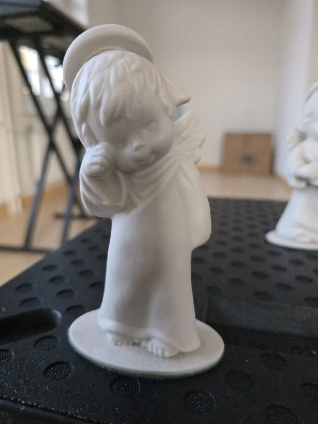 Statuette: 3 er Set handgemachte Engel – Nuovo e nell'imballaggio originale da Rorschacherberg venduto da Scharfeegge 1