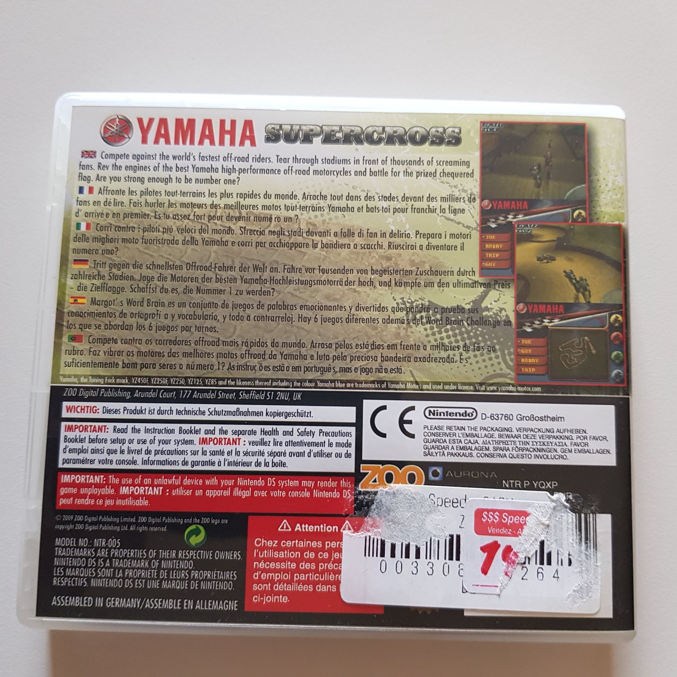 Nintendo Giochi: Yamaha Supercross DS – Usato da Münchenstein venduto da 2DGames 1
