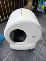 Selbstreinigende Katzentoilette, 53 × 55.5 × 52 cm, Weiss