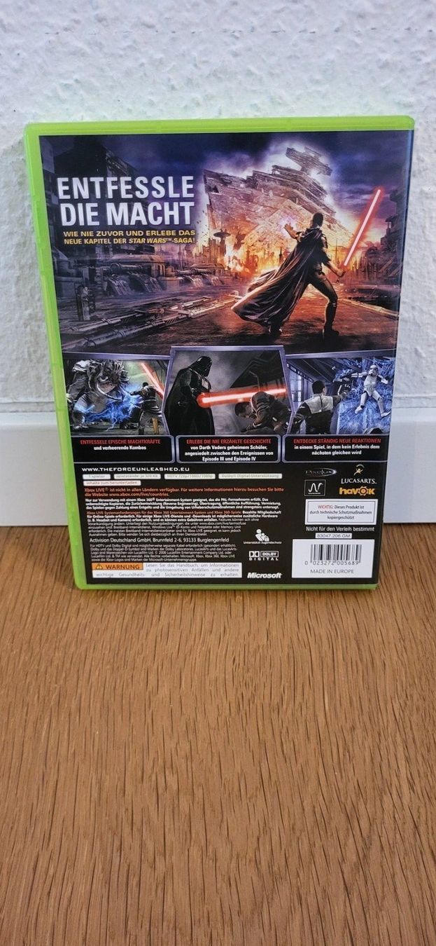 Microsoft Giochi: Xbox 360 - Star Wars The Force Unleashed – Usato da Münsingen venduto da DigitaleSpielecke 1