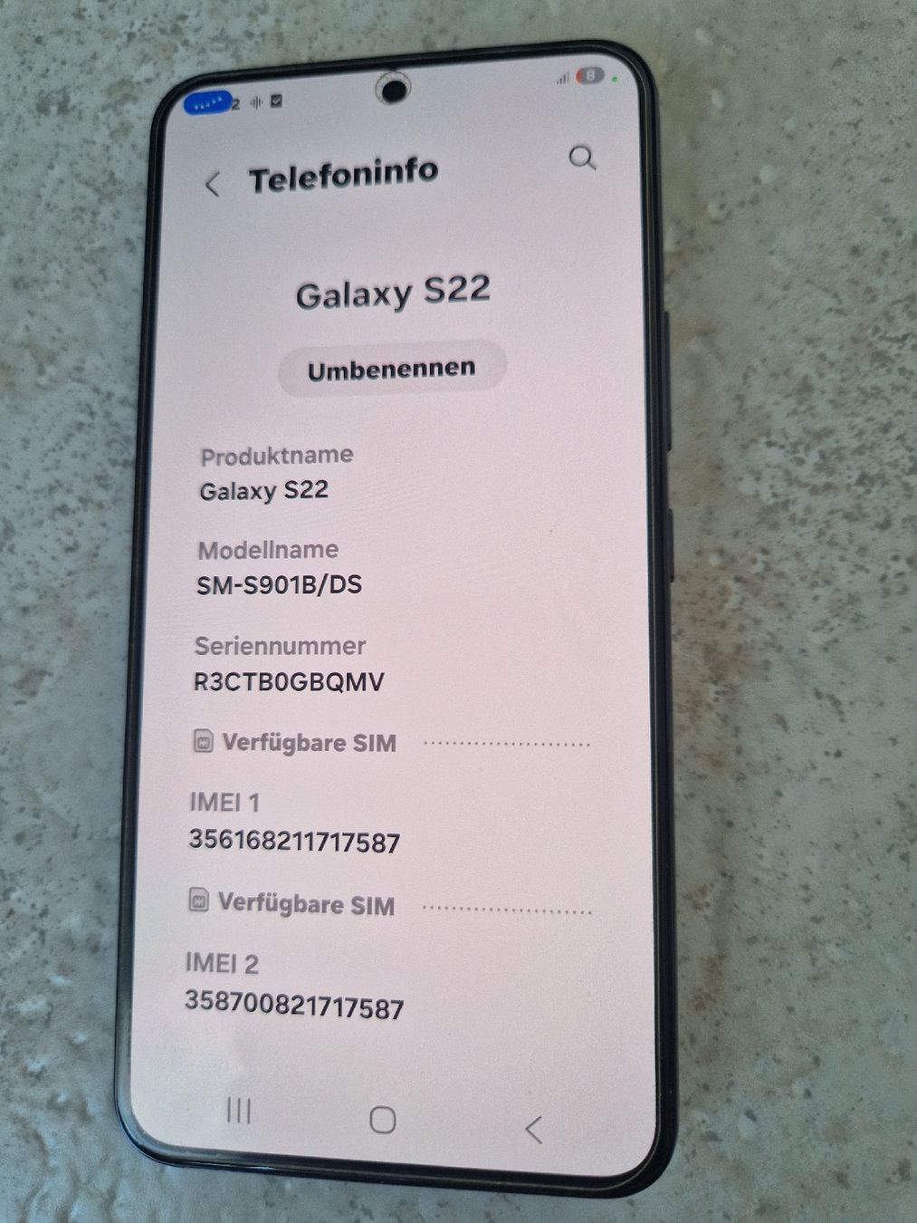 Samsung Telefoni cellulari / Smartphones: Samsung Galaxy S22 – Usato da Lengnau BE venduto da grobar_pfc 1