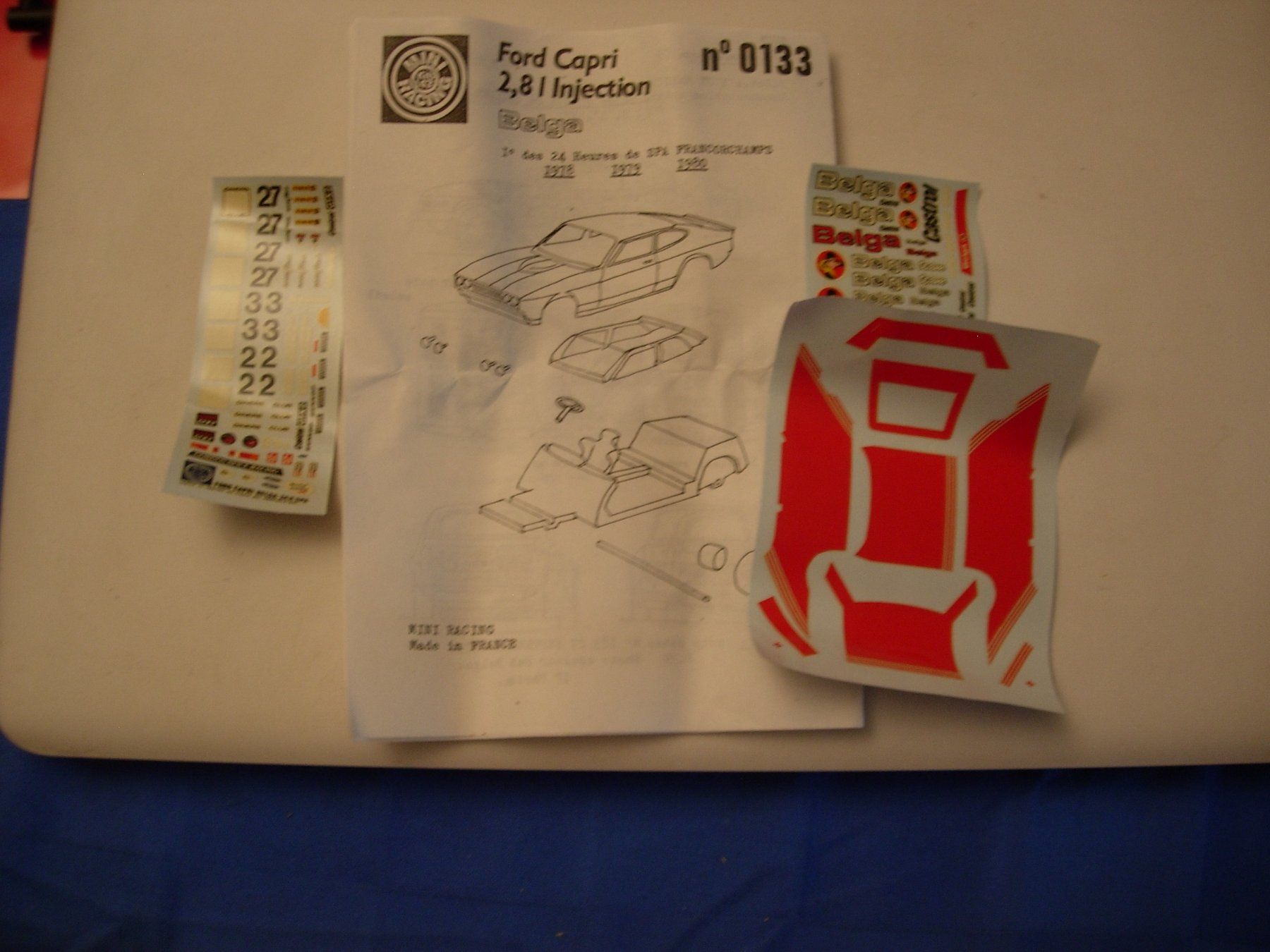 Ford Modellautos: Ford Capri III Kit  BELGA – Neu und originalverpackt aus Hagneck von Simu696 5