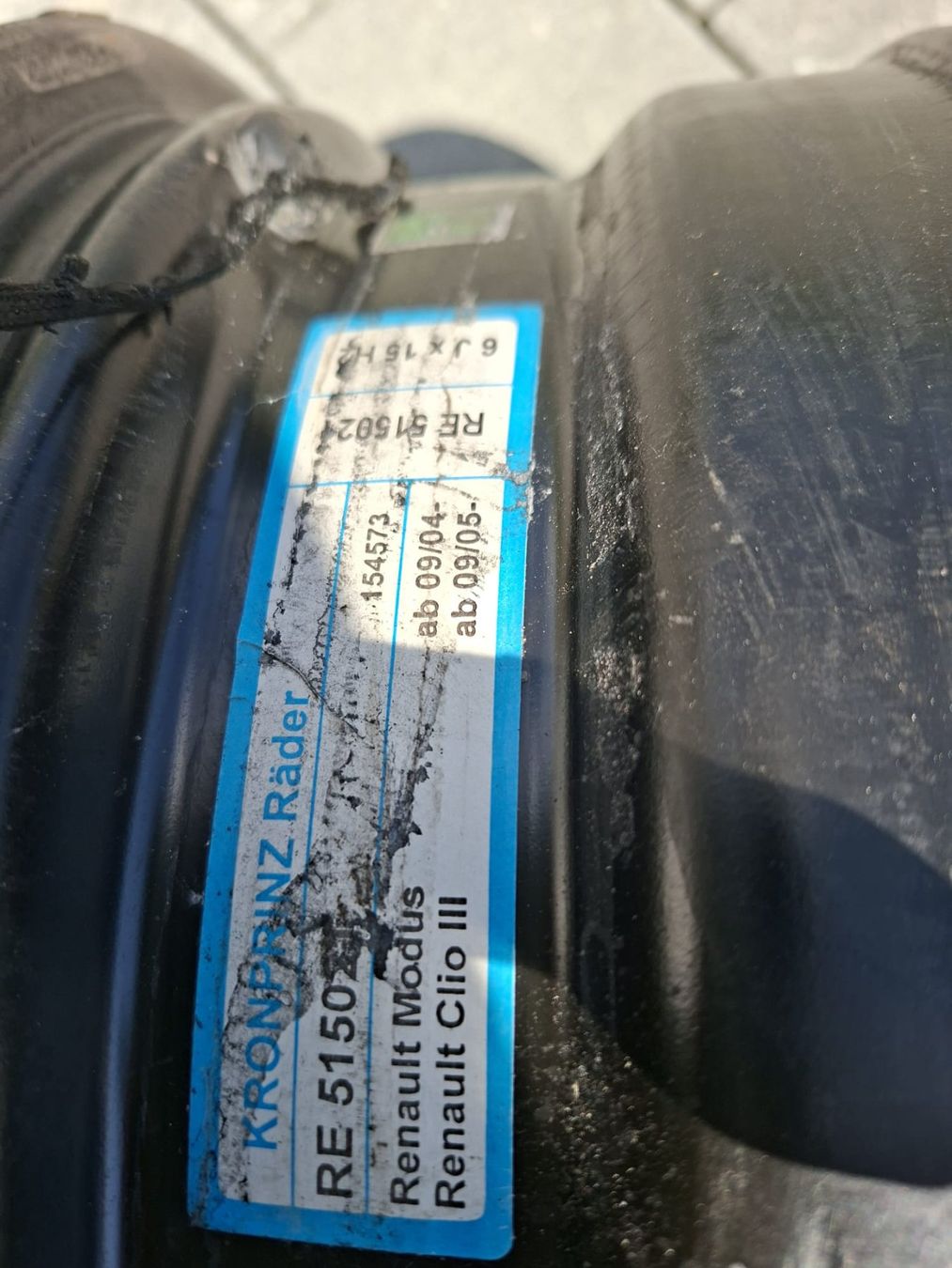Felgen: 3 X Jantes Renault Clio III – Gebraucht aus Court von samchris