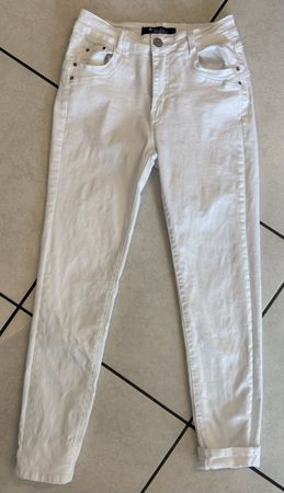 Edle, weisse Multiblu Jeans Gr. 36 top Zustand