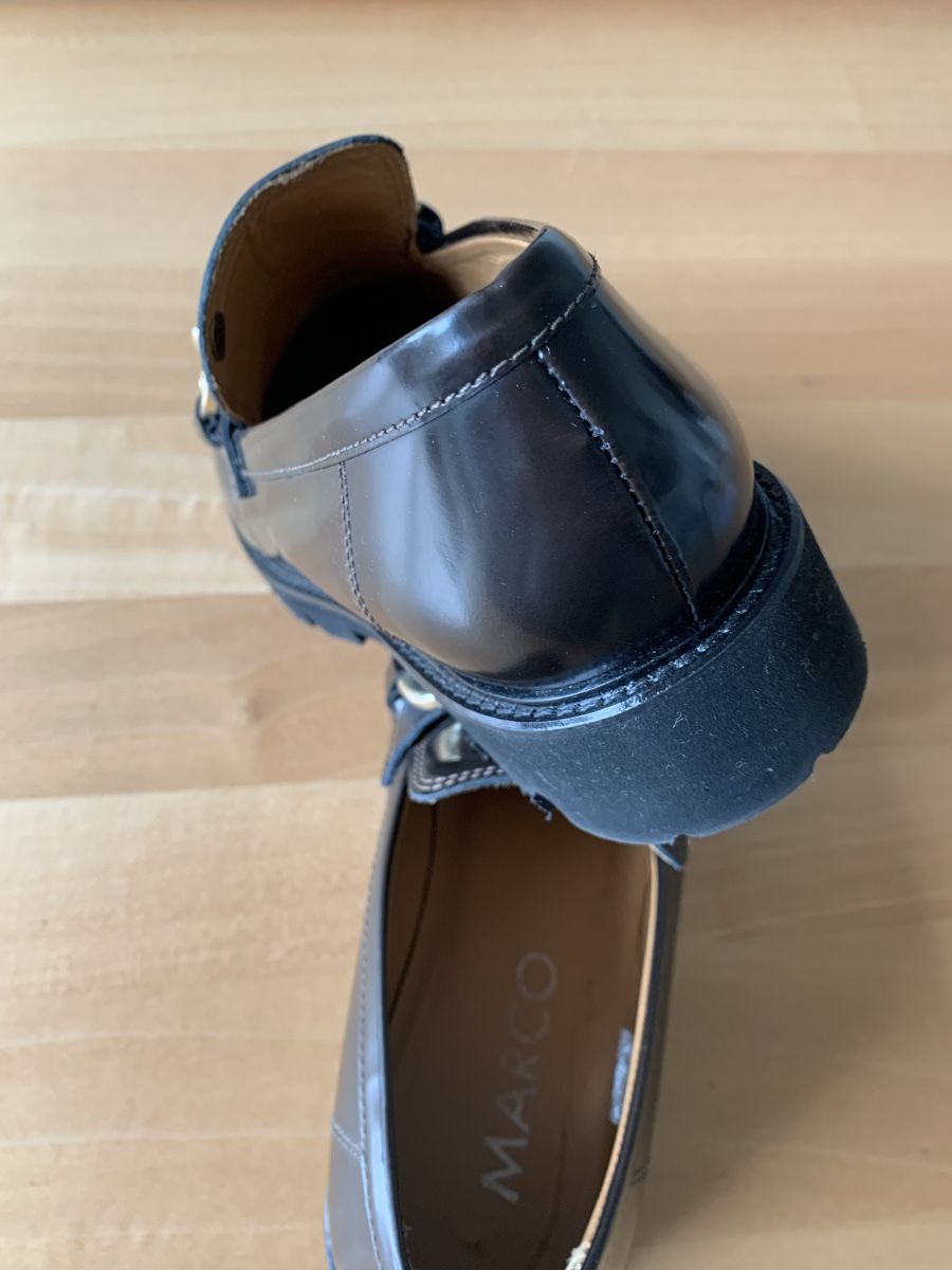 Damenschuhe: Marco Schnallenschuhe Gr. 37 Leder – Neu (gemäss Beschreibung) aus Mettmenstetten von _4_YOU_ 4