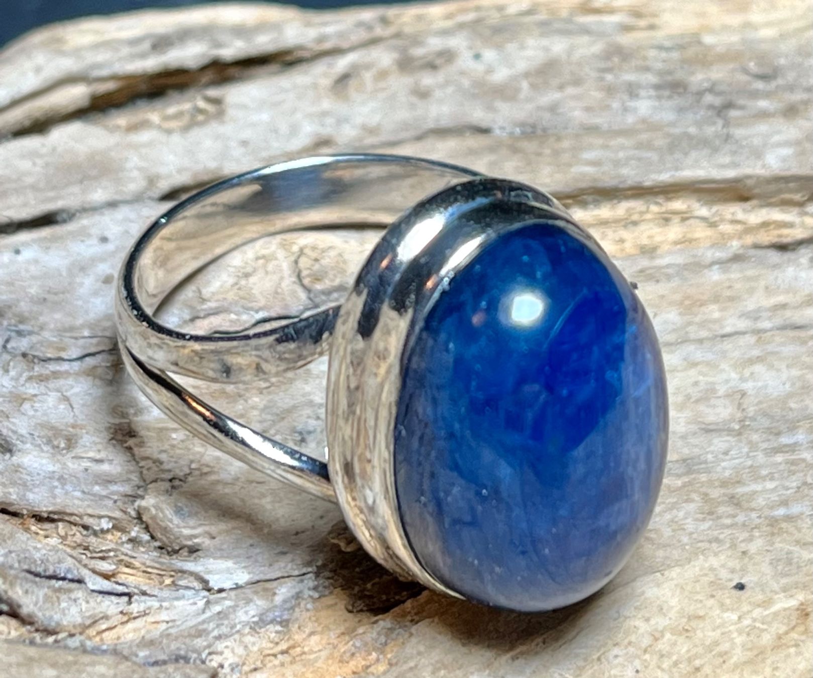 Anelli: Silber Ring mit XXL Kyanit – Nuovo (secondo la descrizione) da Diegten venduto da hamofi57 1