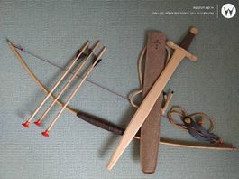 Ritter-Set mit Schwert, Bogen & Pfeilen