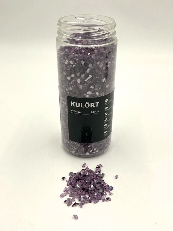 Ikea Tutte le decorazioni: IKEA | KULÖRT | Dekoglassteine und -Sand | Violett – Usato da Wittenbach venduto da Restwert_St-Gallen 1