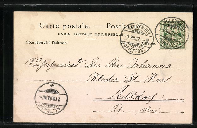 Cartoline postali: Stans, Zeughaus Solothurn, Tagsatzung in – Usato da Berlin venduto da bartko-reher 1