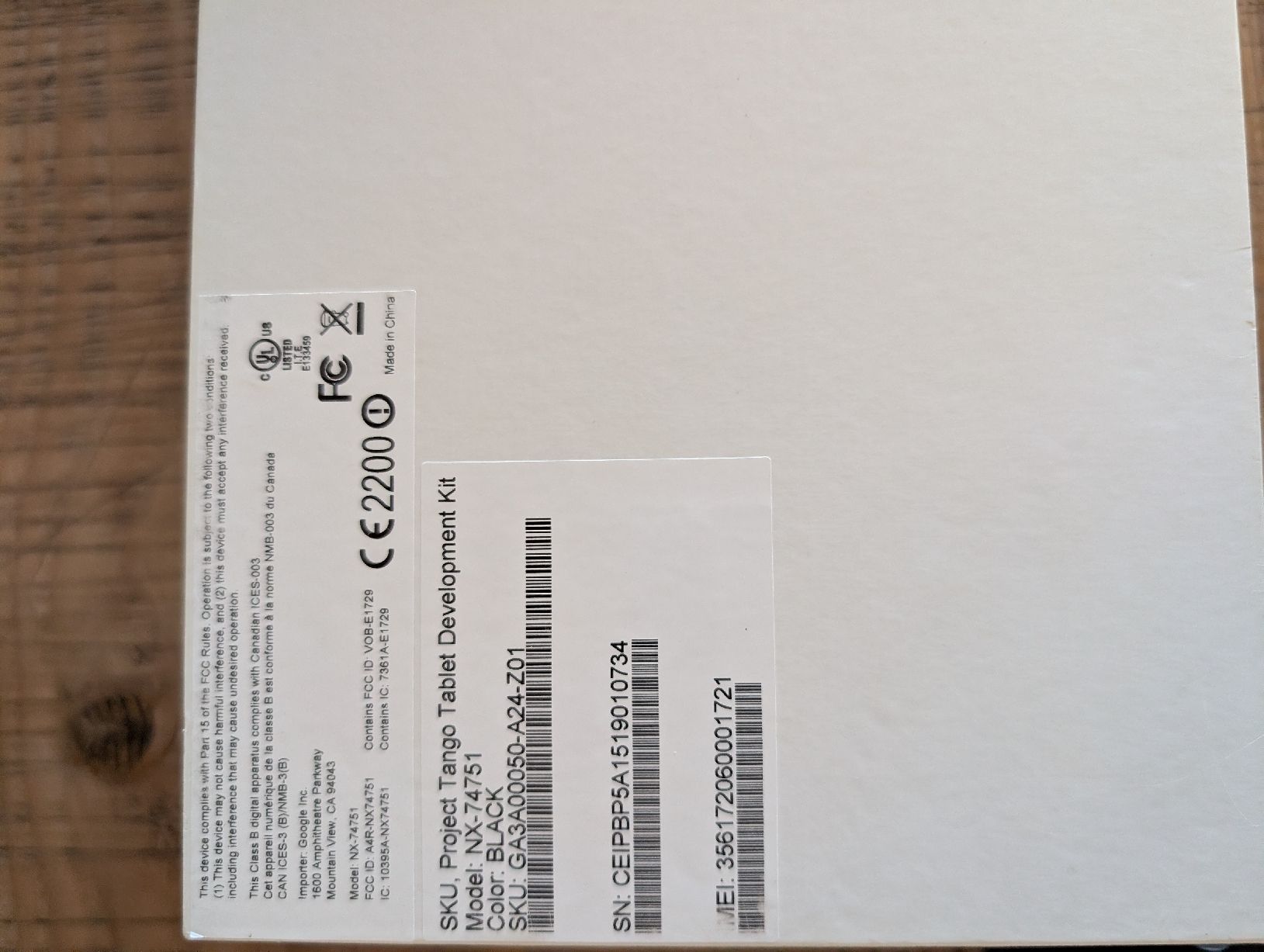 Tablet PC: Google Project Tango Tablet – Usato da Oberwil-Lieli venduto da stefim 5
