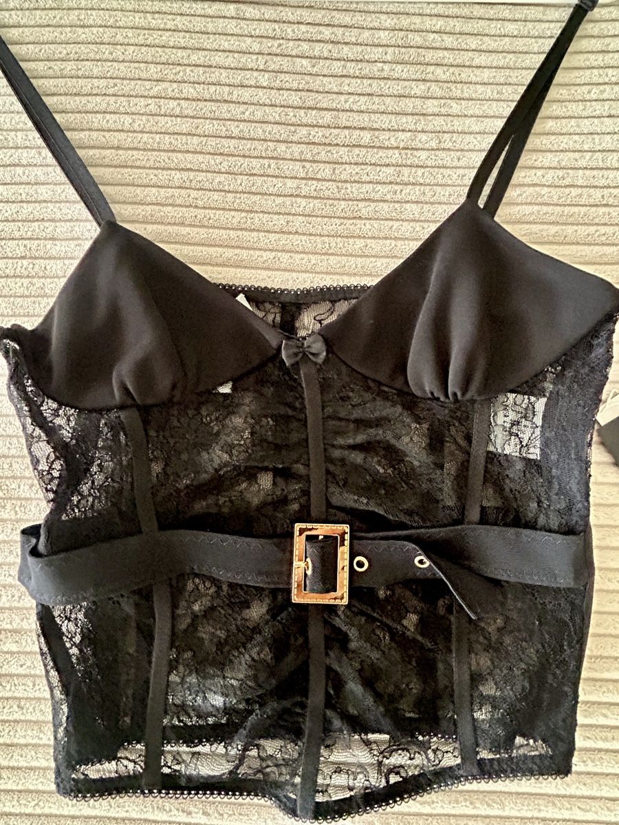 Top: Schwarzes Spitzen Bustier von roccobarocco Neu – Nuovo e nell'imballaggio originale da Egliswil venduto da anbe8 3