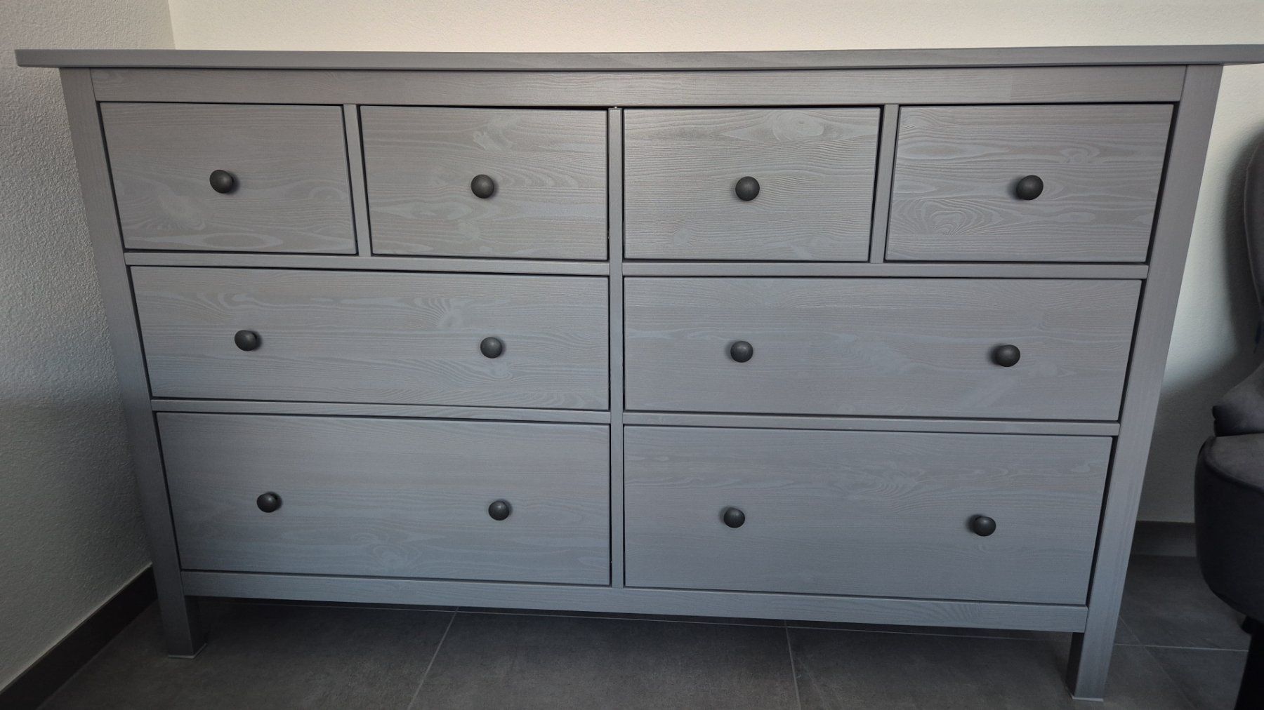 Ikea Cassettiere: IKEA HEMNES | Kommode mit 8 Schubladen | grau – Usato da Lachen SZ venduto da sakadela